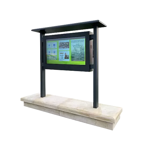 Infokiosk z daszkiem